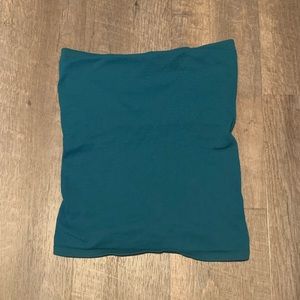 Stretchy-Ribbed Free People Strapless Tank